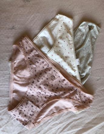 3x nové bavlnené nohavičky, hana, m/l, l