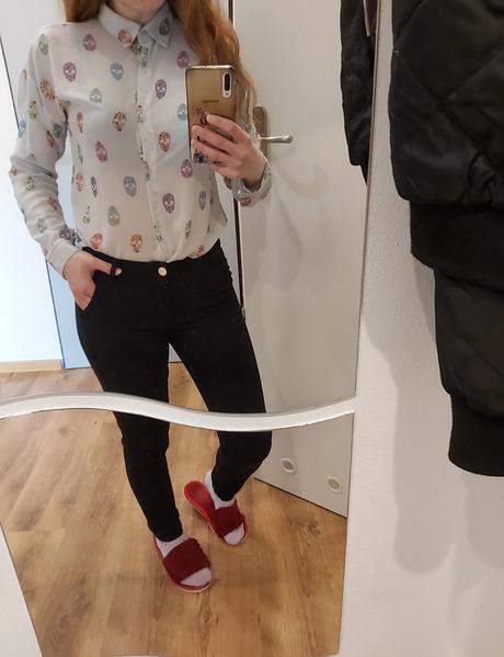 Blúzka s lebkami., m