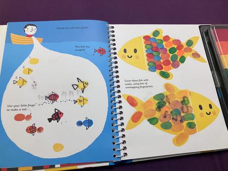 Malovanie prstami usborne kniha, 