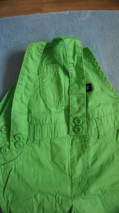 Zelené letné nohavice na traky, f&f,80