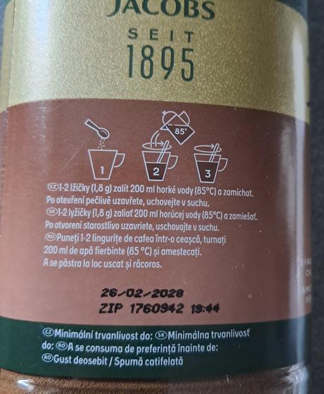 Káva jacobs a nescafe,