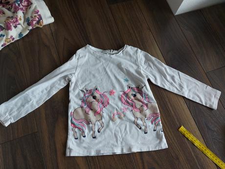 Hm jednorozcove tricko 2- 4 r., h&m,98