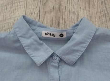 Bledomodrá košeľa, sinsay,s