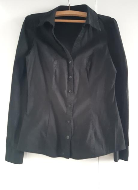 Dorothy perkins čierna bavlnená blúzka, dorothy perkins,s