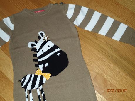 Pletená tunika so zebrou, funky diva,110
