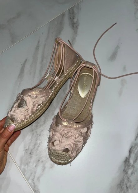 Espadrilky ruzove 37, 37