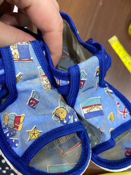 Chlapčenské papučky velk.23, rak,23