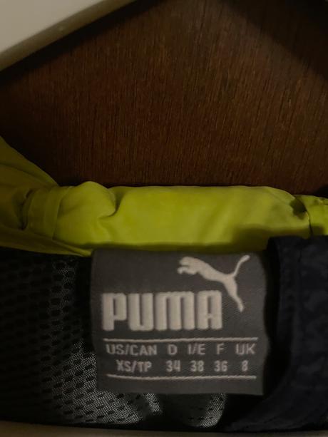 Puma pierková  vetrovka xs, puma,xs
