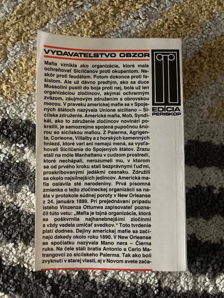 Súmrak mafie (1990), 