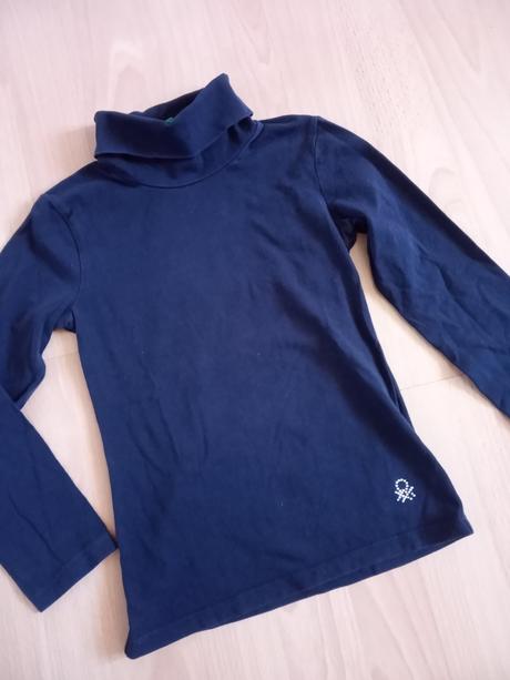 Čierny bavlnený rolák, 116