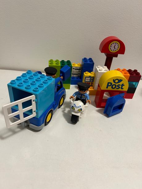 Lego duplo mix policajti, pošta, 