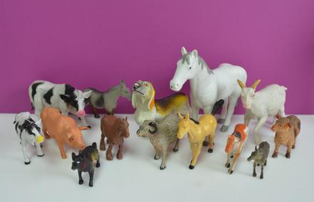 Koza kôň zvieratá na farmu, 