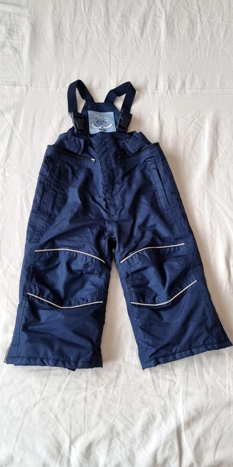 Zimné detské nohavice s trakmi, 86