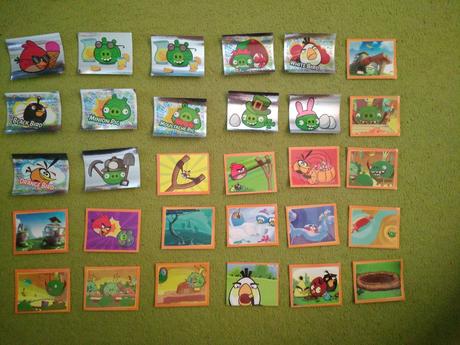 Nálepky  angry birds, 