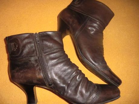 Kožené čižmy kotníkové 5th avenue vel 40, 40