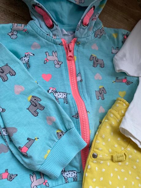 Kočko-pes set pre dievčatko vel.68/74, 68