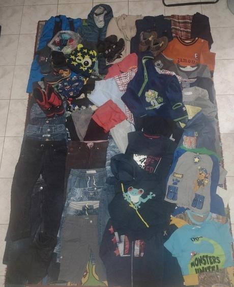 Balík 4-5r, veľkosť 110, 70 ks oblečenia., 104–116