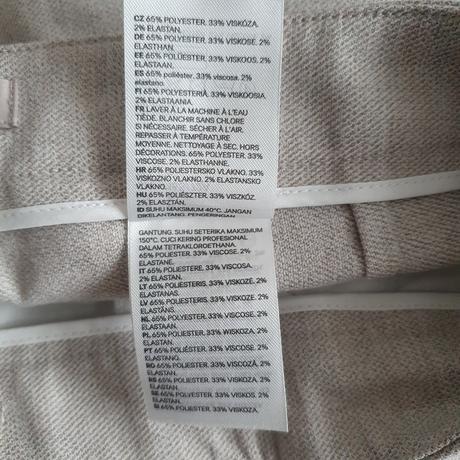 Béžové nohavice, h&m,m