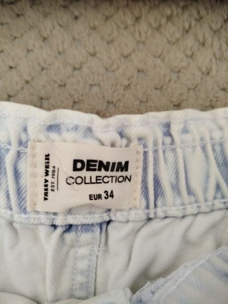 Riflové kraťasy, denim,s