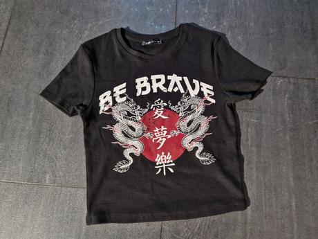 Rebrované tričko s nápisom, new yorker,m