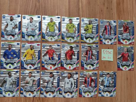 Futbalové kartičky adrenalyn fifa 365 2026 limitky, 