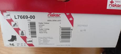 Prechodné kotníkové kožené topánky rieker vel. 36, rieker,36