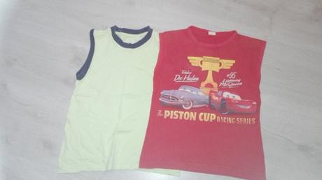 Tričká bez rukávu vel. 122, h&m,122