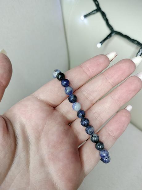 Handmade náramok zo sodalitu, 