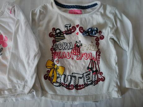 Dievčenský balíček 6 ks, tričká, tepláky, legínky, 68–80