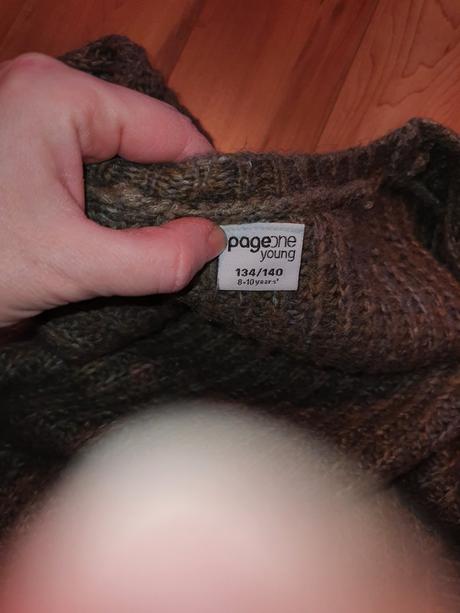 Úžasný sveter kardigan 134/140, 134