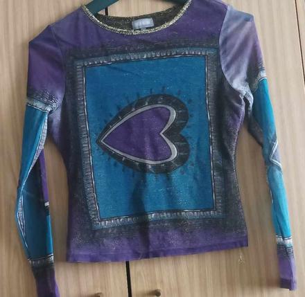 Jemna lahka silonova blúzka, l