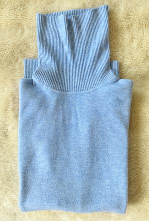 Hebký rolák v belasomodrej farbe, xs