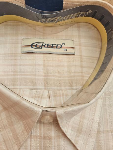 Košeľa greed béžová, 42