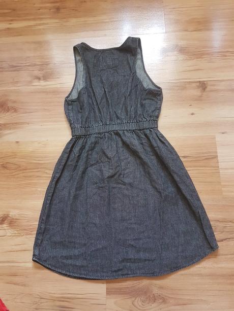 Mäkučké šaty imidž mäkkej rifloviny, s