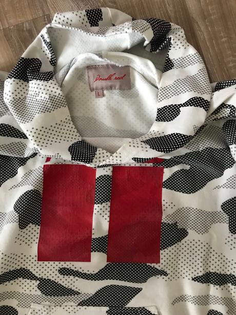 Dámska maskáčová mikina double red, l