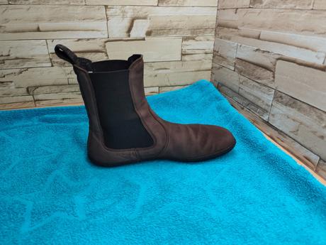 Groundies 38 - dámske kožené zateplené barefoot to, 38