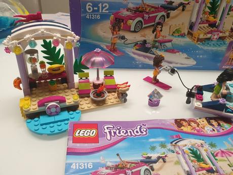 Lego friends 41316 andrein voz s prívesom na čln, 