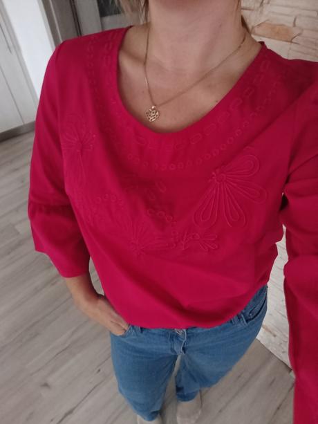 Cyklaménová blúzka, bonprix,l