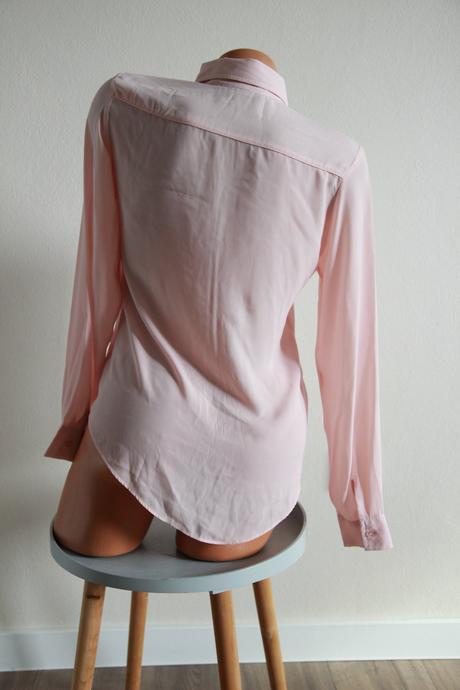 Elegantná ružová košeľa, xs, xs