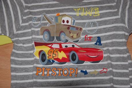 4ks tričiek s motívom cars, 86