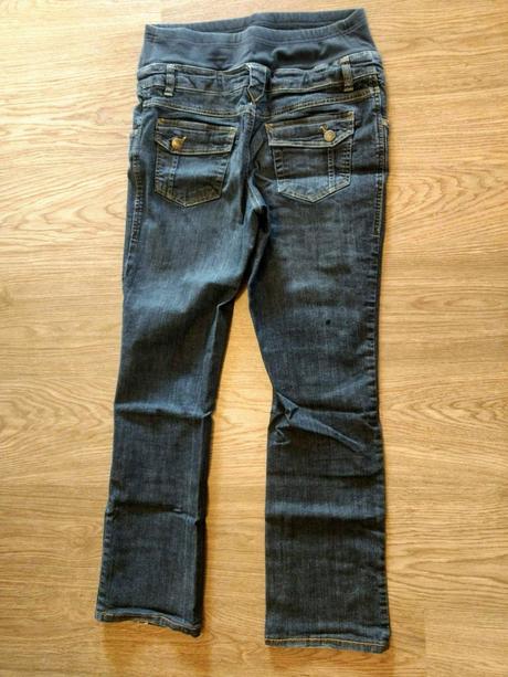 Tehotenské riflové nohavice, c&a,36