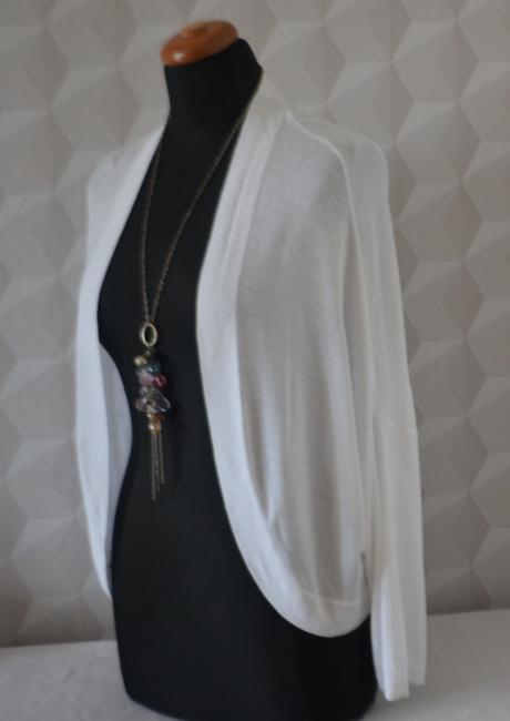 Lindex, biele bolerko veľ. xl, lindex,xl