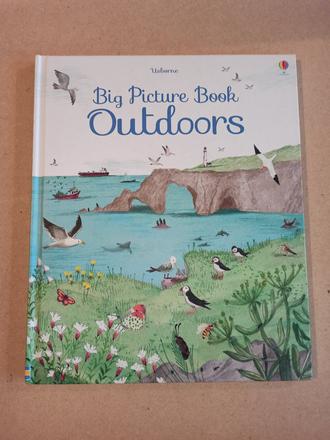 Big picture book outdoors,