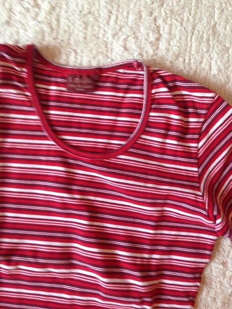 Pásikové tričko h&m - l.o.o.g. v. m/l - 40/42, h&m,m