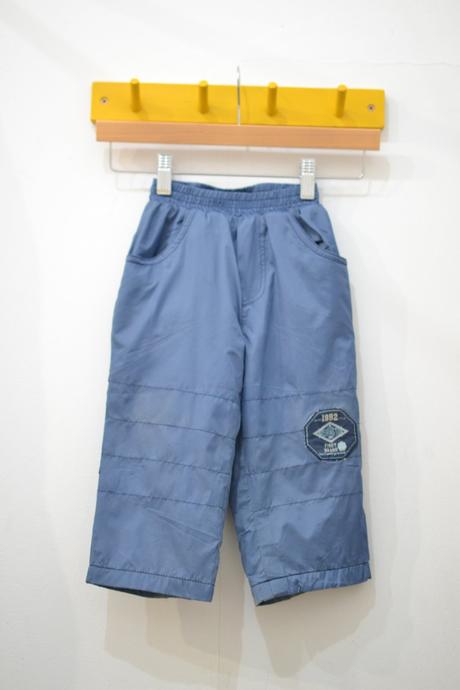 Detské modré zateplené nohavice 86, 86