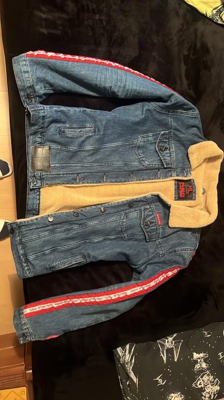 Zateplena riflova bunda, xl