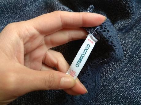 Tmavomodré šaty so striebornou niťou, coccodrillo,122