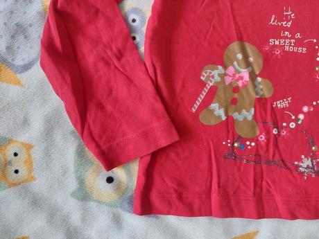 Vianočné tričko rozprávkové perníčky tu 86-92, 86