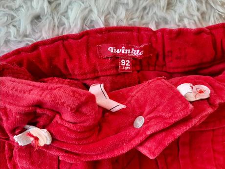 Nádherné kordové nohavice twinkle, top, 92