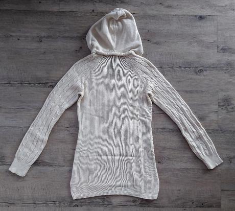 Pletený pulóver s kapucňou, m